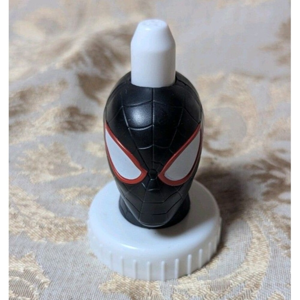 Good 2 Grow Black Spiderman Spider Man Miles Morales Spout Juice Topper